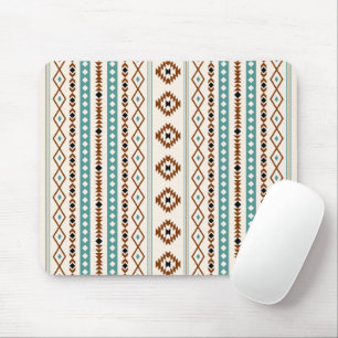 Tapis De Souris Aztec Turquoise Terracotta Blk Cr Mix Motif (V) Mo
