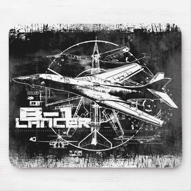 Tapis De Souris B-1 Lancer Mousepad (Devant)