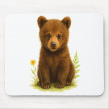 Baby Bear Cub en Fleur sauvage