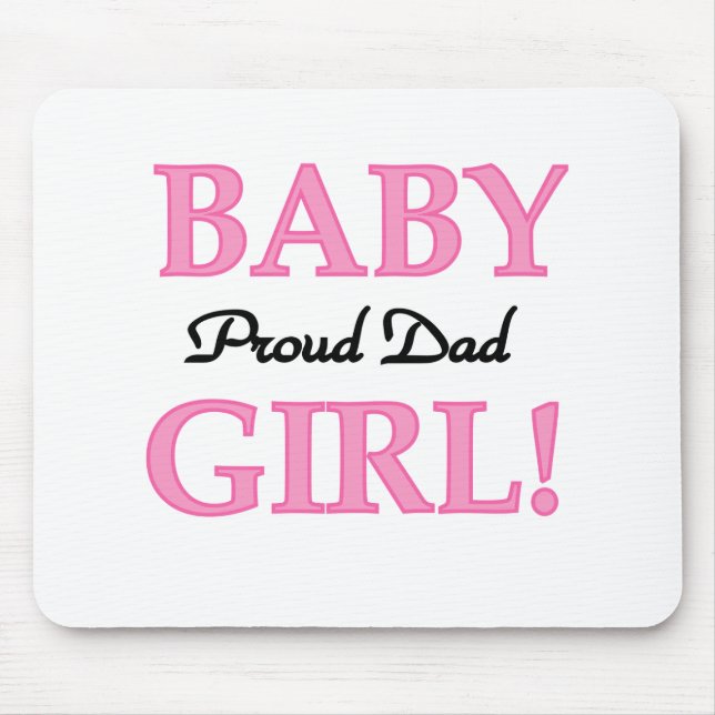 Tapis De Souris Baby Girl Fier Papa (Devant)