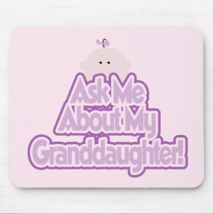 Tapis De Souris Baby Girl Posez la question sur mes T-shirts de pe