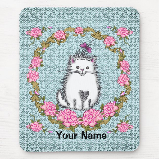 Tapis De Souris Baby Kitten Chat Mousepad (Devant)