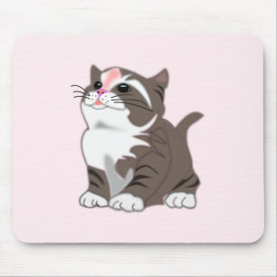 Tapis De Souris BabyKitten Souris J'aime les animaux de compagnie 