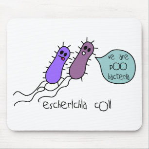 Tapis De Souris Bactéries de Poo