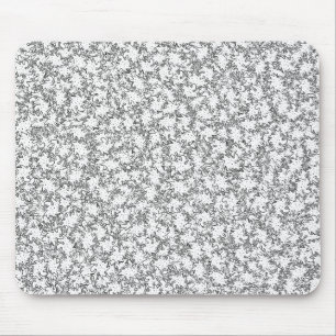 Tapis De Souris Bactéries en noir et blanc motif