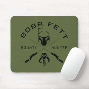 Tapis De Souris Badge noir Boba Fett