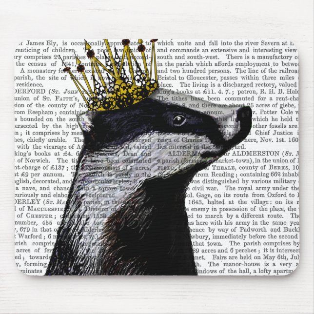 Tapis De Souris Badger King (Devant)