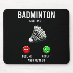 Tapis De Souris Badminton Appelle Shutter Lover Player Coach Gr