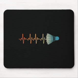 Tapis De Souris Badminton Art Pour Hommes Femmes Badminton Lover B