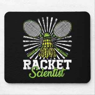 Tapis De Souris Badminton Gift Shuttle Racket Scientifique Badmint
