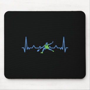 Tapis De Souris Badminton Rythme Cardiaque Fréquence Cardiaque 