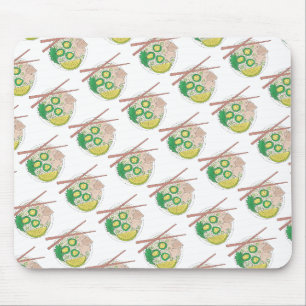 Tapis De Souris Baguettes de soupe à la nouille de poulet pour ali