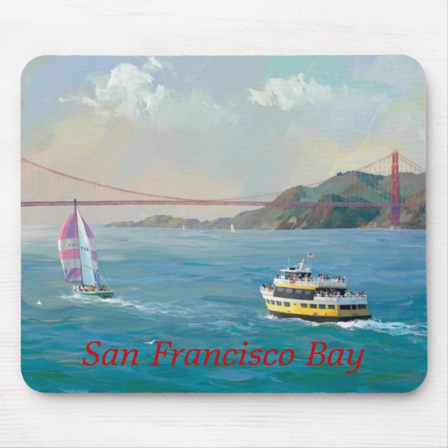 Tapis De Souris Baie de San Franciso, Alexandre Chen (Devant)