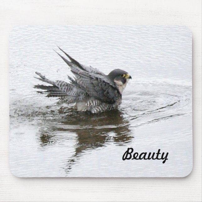 Tapis De Souris Baigner la beauté Mousepad (Devant)