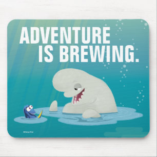 Tapis De Souris Bailey et Dory  Nager avec ses amis