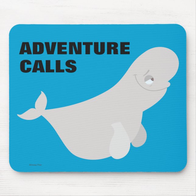 Tapis De Souris Bailey la baleine de Beluga (Devant)