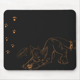 Tapis De Souris Bâillement sauvage Mousepad de Kaeko