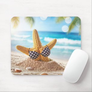Tapis De Souris Bain De Soleil Estarfish Sur Ocean Beach