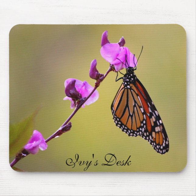 Tapis De Souris Baisers papillon Mousepad (Devant)