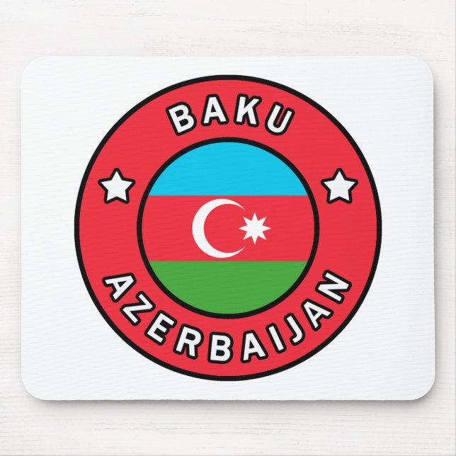 Tapis De Souris Bakou Azerbaïdjan (Devant)