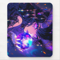 Bal de cristal violet démon Anime Girl