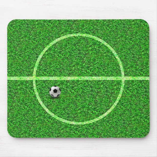 Tapis De Souris Bal De Football De Football - Mousepad (Devant)