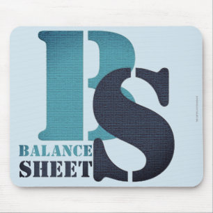 TAPIS DE SOURIS "BALANCE SHEET"