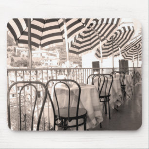 Tapis De Souris Balcon de restaurant pittoresque, Italie