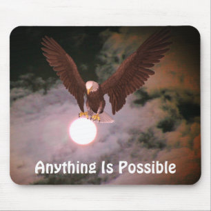 Tapis De Souris Bald Eagle Lune Inspiration possible