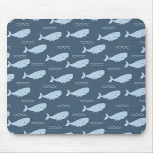Tapis De Souris Baleine bleue