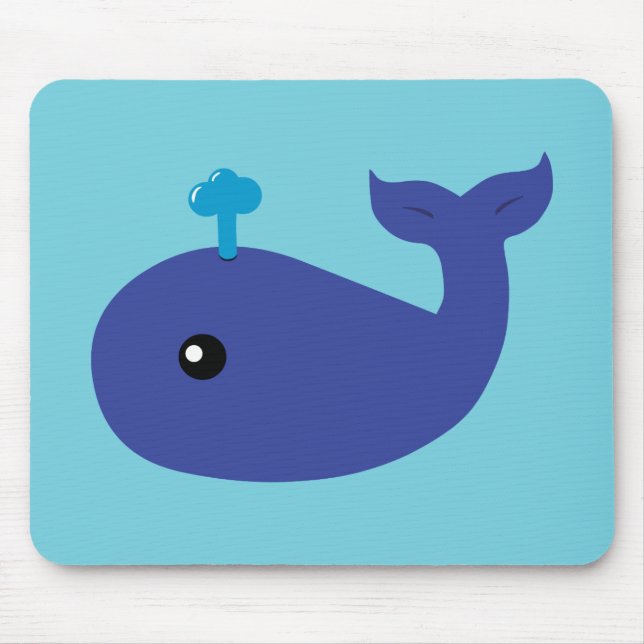 Tapis De Souris Baleine mignonne (Devant)
