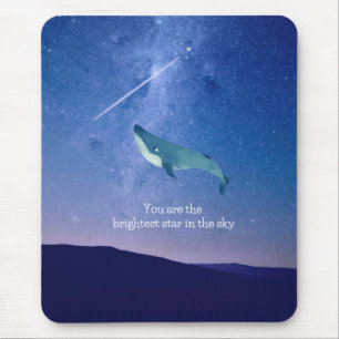 Tapis De Souris Baleine volante