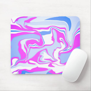 Tapis De Souris Balisage rose et bleu