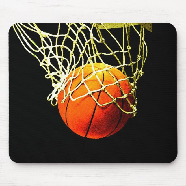 Tapis De Souris Balle de basket (Devant)