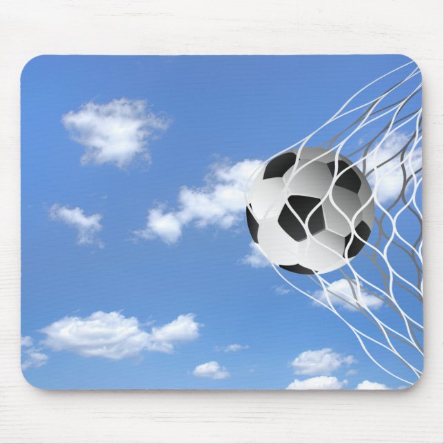 Tapis De Souris balle de football en net (Devant)