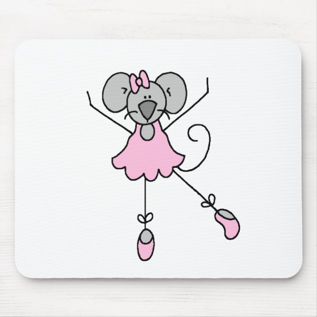 Tapis De Souris Ballerine trois Mousepad de souris (Devant)