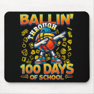 Tapis De Souris Ballin À Travers 100 Jours D'École 100ème Smarter 