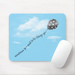 Tapis De Souris Ballon à Points avec Citation