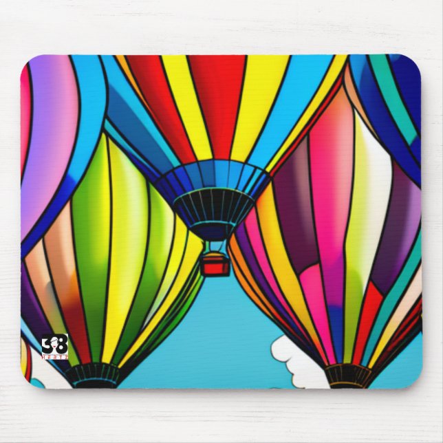 Tapis De Souris Ballons à air chaud (Devant)