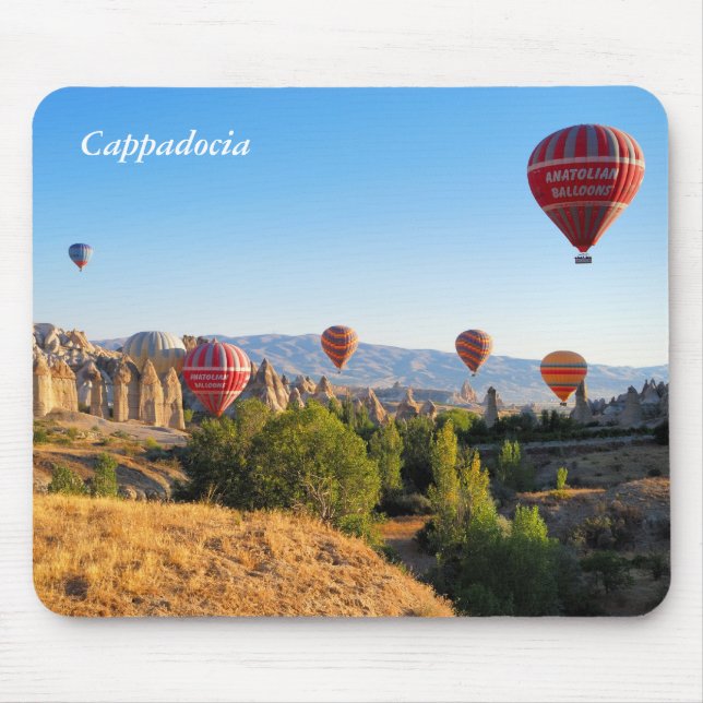Tapis De Souris Ballons à air chaud au-dessus de la Cappadoce (Devant)