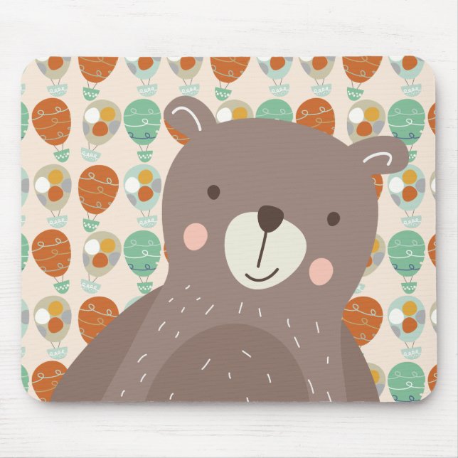 Tapis De Souris Ballons Whimsical à air chaud (Devant)
