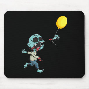 Tapis De Souris Balloon d'anniversaire Zombie - Drôle mignon Zombi