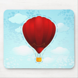 Tapis De Souris Balloon rouge, mousepac