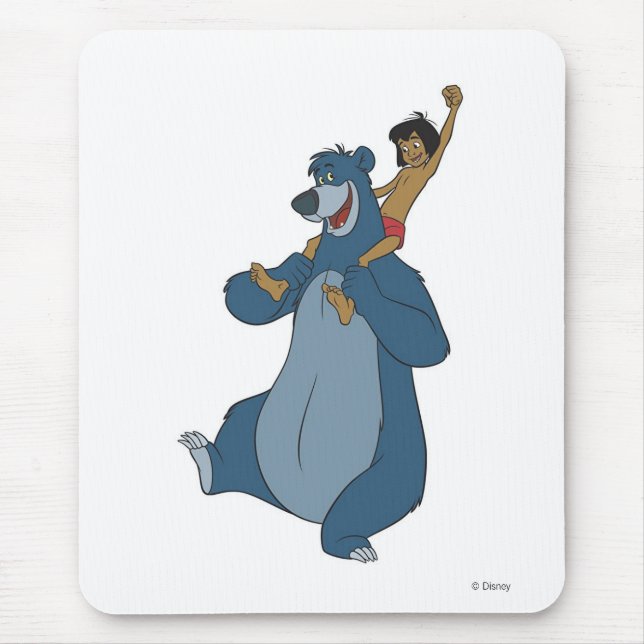 Tapis De Souris Baloo et Mowgli Disney (Devant)