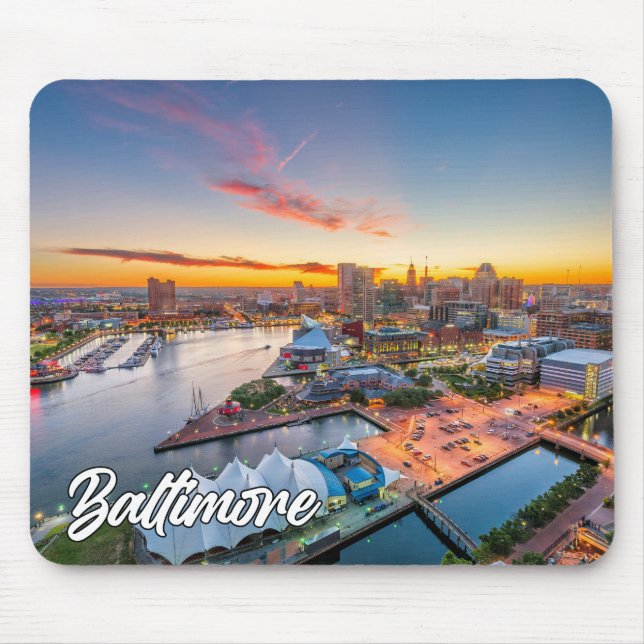 Tapis De Souris Baltimore, Maryland, États-Unis (Devant)
