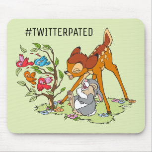 Tapis De Souris Bambi Et Thumper Rire Des Oiseaux
