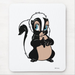 Tapis De Souris Bambi Flower skunk debout timide