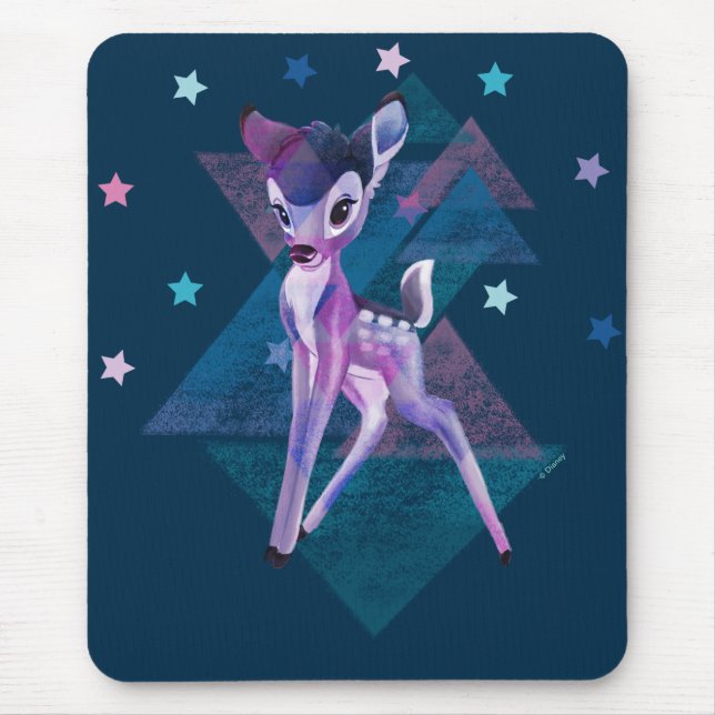 Tapis De Souris Bambi géométrique Aurora graphique (Devant)