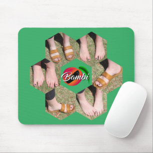 Tapis De Souris Bambi Pieds Honeypeb Grille photo Mousepad