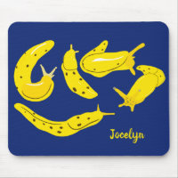 Banana Slugs Jaune et Bleu Personnalisé